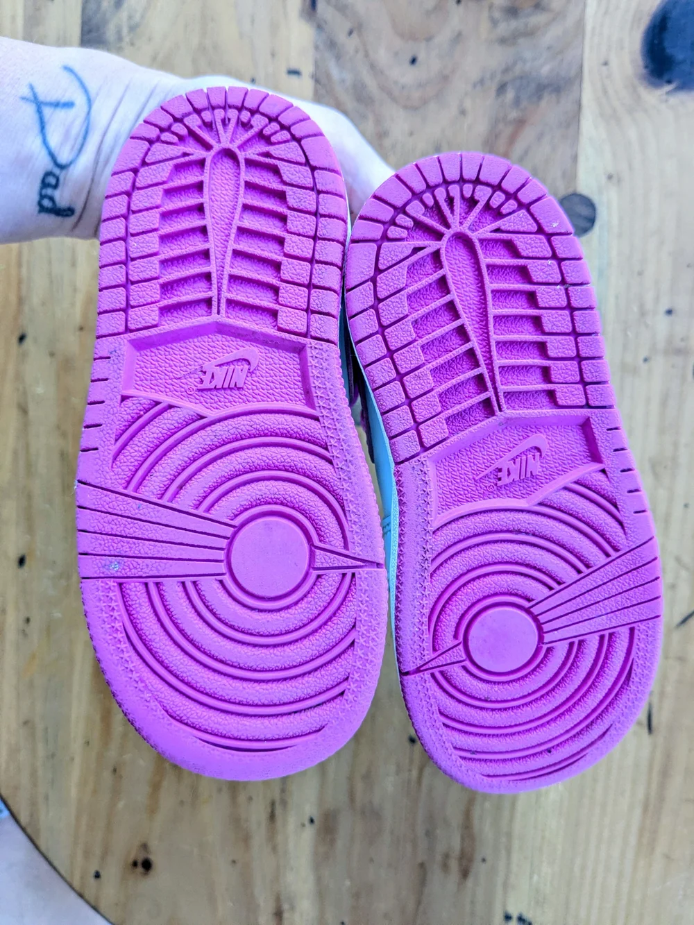 Nike Air Jordan 1 Mid Toddler Shoes - Fierce Pink / Iris Whisper (Size 8C)